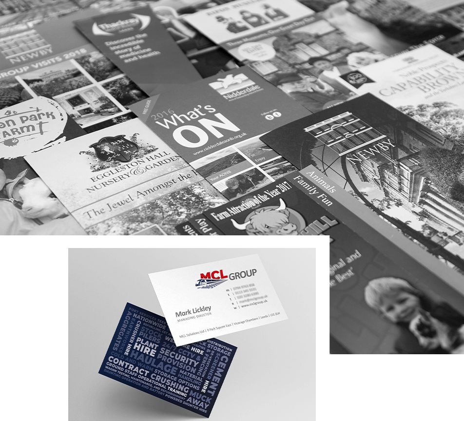 Business cards and leaflet printing