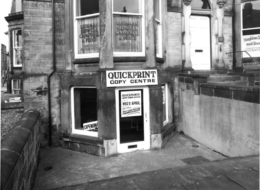 Quick Print in 1974