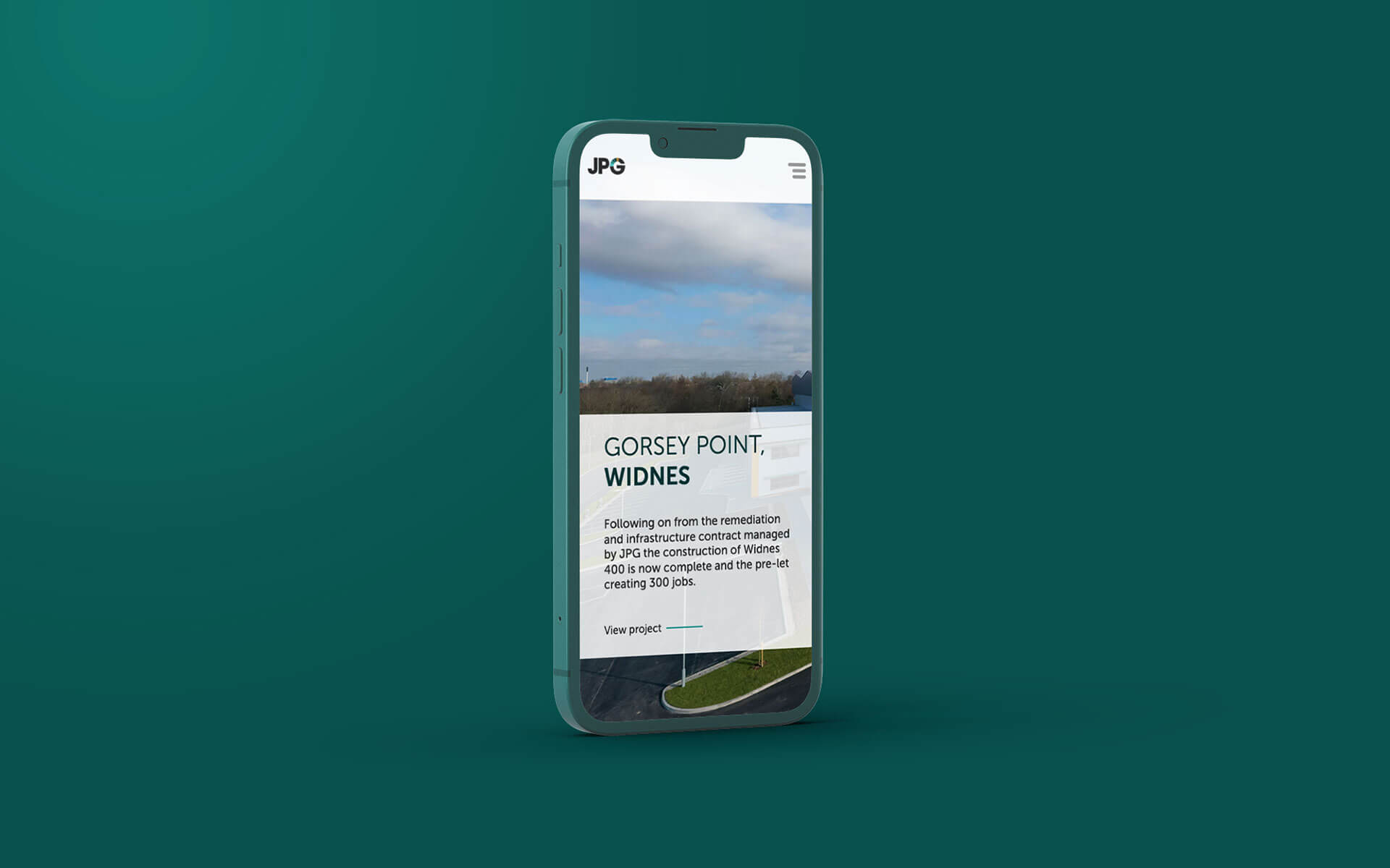 JPG Website on a phone