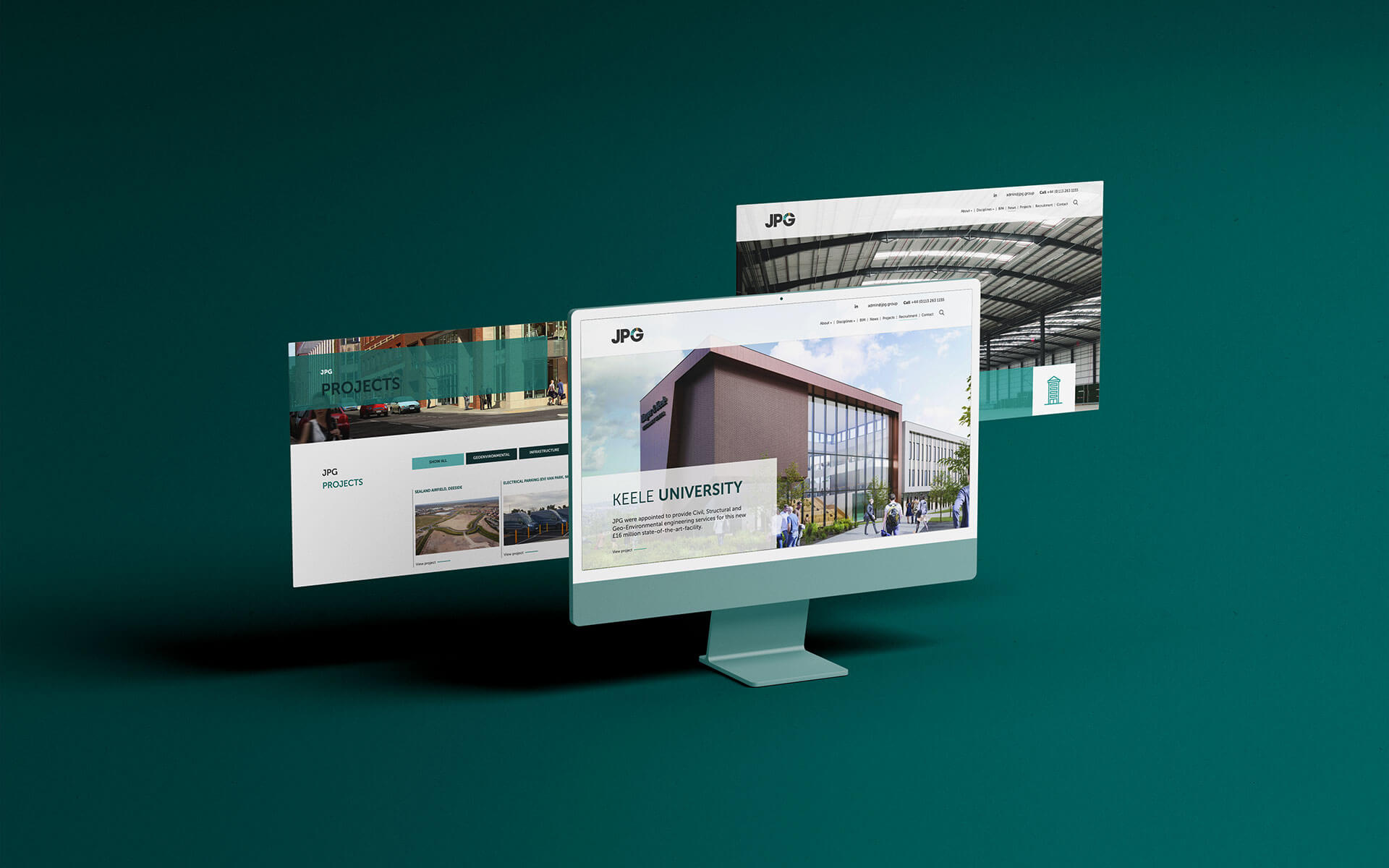 JPG Website on desktop