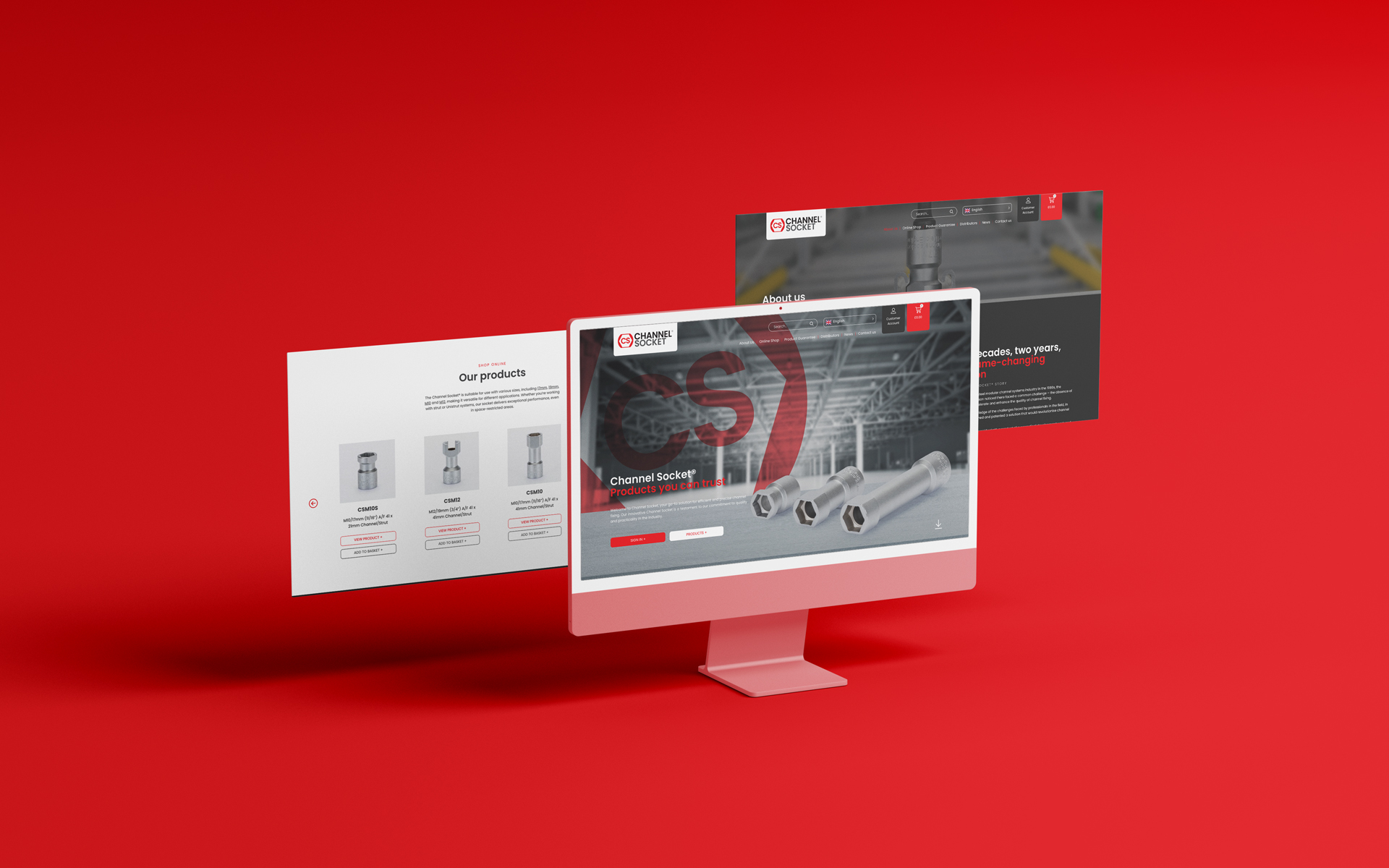 Channel Socket new website design and build