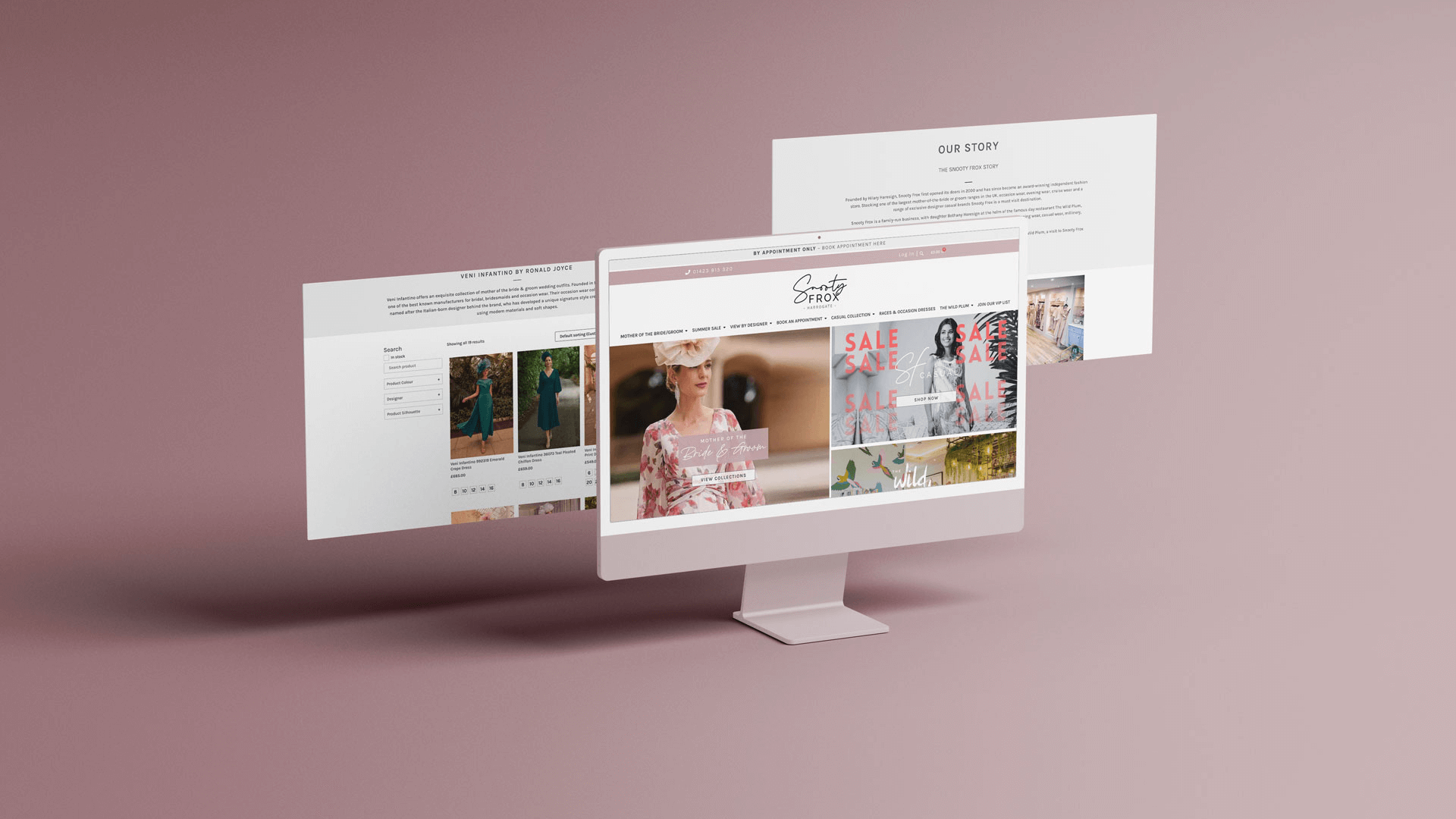 Snooty Frox client new website build