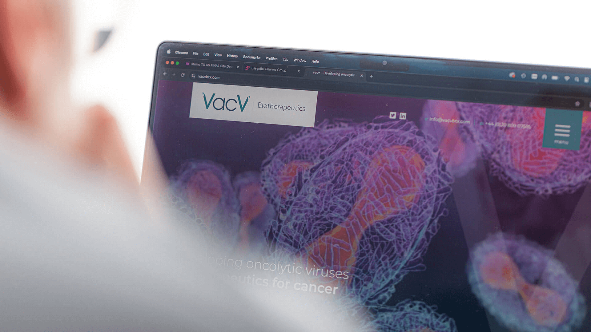 VacV Biotheraputics website