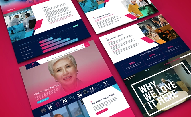 Essential Pharma Group Website Design