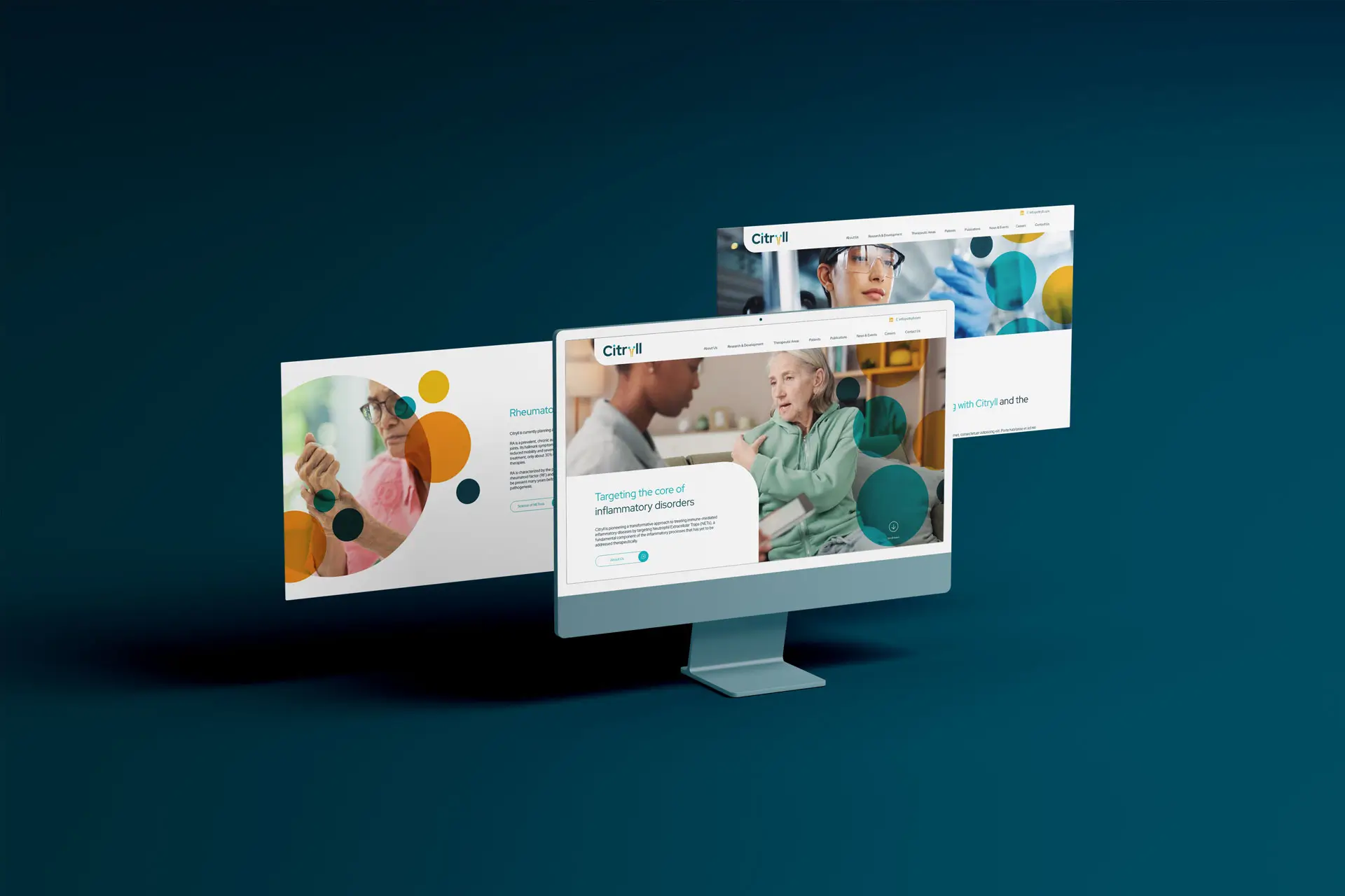 Citryll website and brand identity designed by TIG for the Dutch biotech company